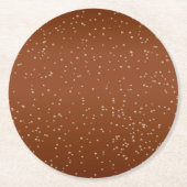 Root Bee mit winzigen Bläschen Kunst Runder Pappuntersetzer (Vorderseite)