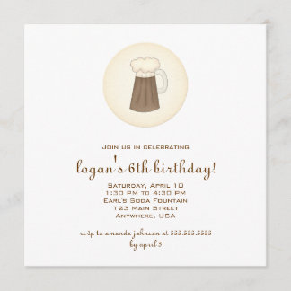 Root Beer-Einladung Einladung