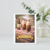 Root Beer Float (American Food Series) Postkarte (Stehend Vorderseite)