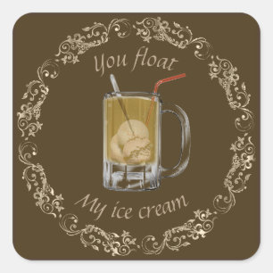 Root Beer Float Aufkleber