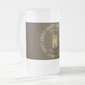 Root Beer Float Eismug Mattglas Bierglas (Vorderseite Links)