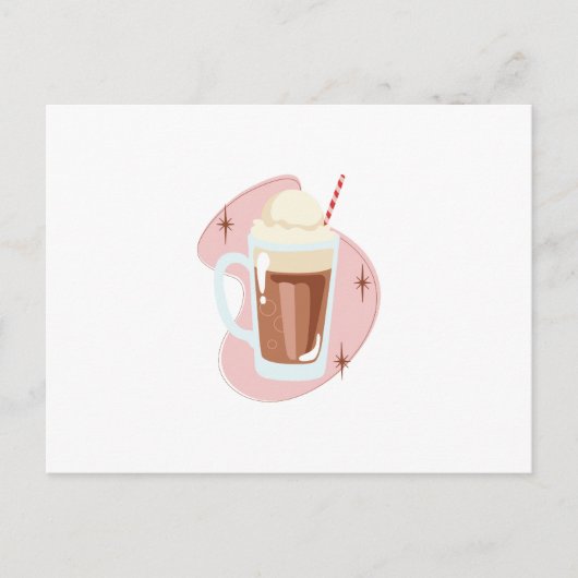 Root Beer Float Postkarte (Vorderseite)