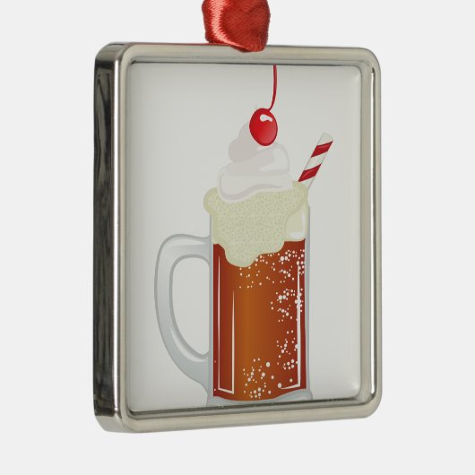 Root Beer-Floss Ornament Aus Metall (Rechts)
