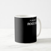 Root Beer Lover - Powered by Root Beer Kaffeetasse (VorderseiteRechts)