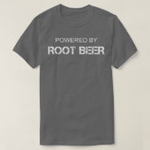 Root Beer Lover Powered by Root Beer T-Shirt (Design vorne)