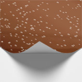 Root Beer mit kleiner Blasen-Hintergrund-Kunst Geschenkpapier (Ecke)
