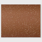 Root Beer mit kleiner Blasen-Hintergrund-Kunst Geschenkpapier (Flach)