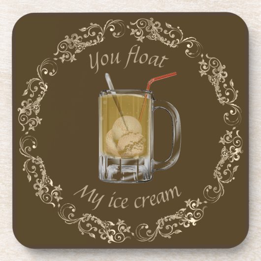 Root Bierfloat-Untersetzer Getränkeuntersetzer (Vorderseite)