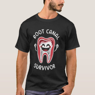 Root Canal Shirts Funny überlebte ich mein Root Ca