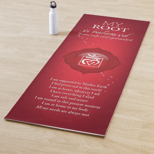 Root Chakra Affirmations Yoga Mat - 08 Yogamatte (Beispiel)