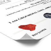 Root Chakra Balancing Wall Art Poster (Ecke)