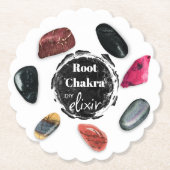 *~* Root Chakra Elixir AP64 Stones Untersetzer (Vorderseite)