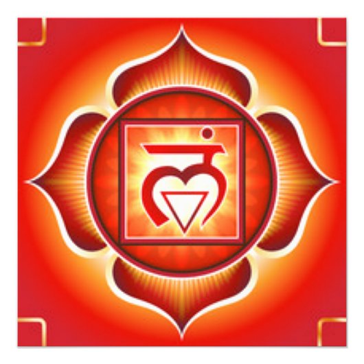 Root Chakra Fotodruck (Vorne)