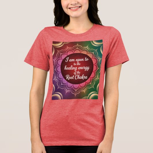 Root Chakra Healing T - Shirt (Vorderseite)