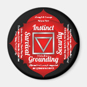 Root Chakra Magnet (Vorne)