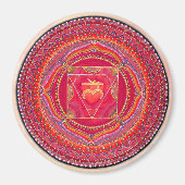 Root Chakra Mandala Magnet (Vorne)