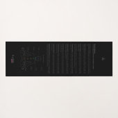 Root Chakra - Muladhara Mandala Grounding Essence Yogamatte (Rückseite (Horizontal))