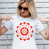 Root Chakra Muladhara Red Mandala T-Shirt