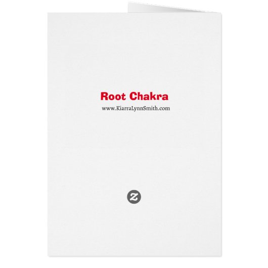 Root Chakra Notecard (Hinten)