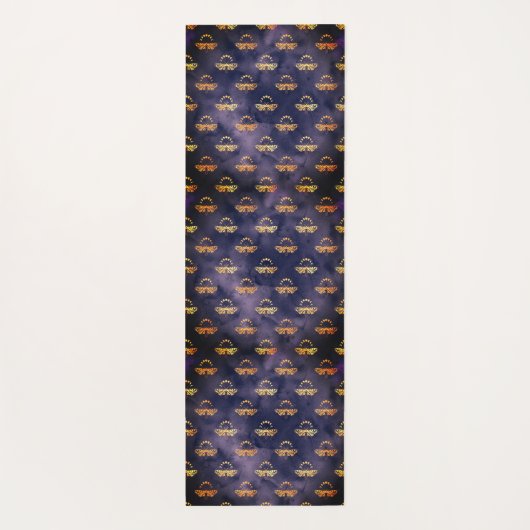 Root Chakra | Red Lotus for Grounding Yoga Mat Yogamatte (Rückseite)