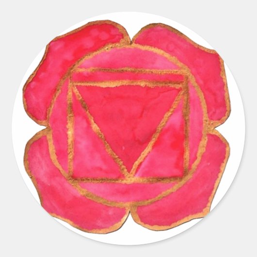 Root Chakra Sticker (Vorderseite)