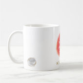 Root Chakra Symbol Intention Aquarell Kaffeetasse (Links)