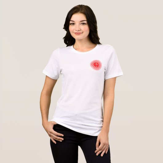 Root Chakra Symbol | Muladhara Tri-Blend Shirt (Vorderseite voll)