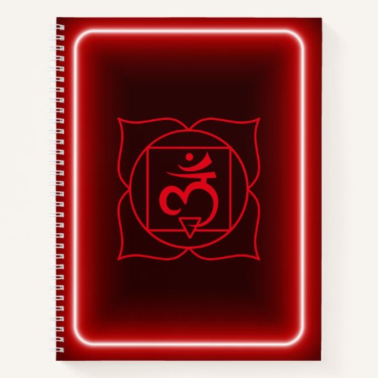 Root Chakra Tagebuch Notizblock (Vorderseite)