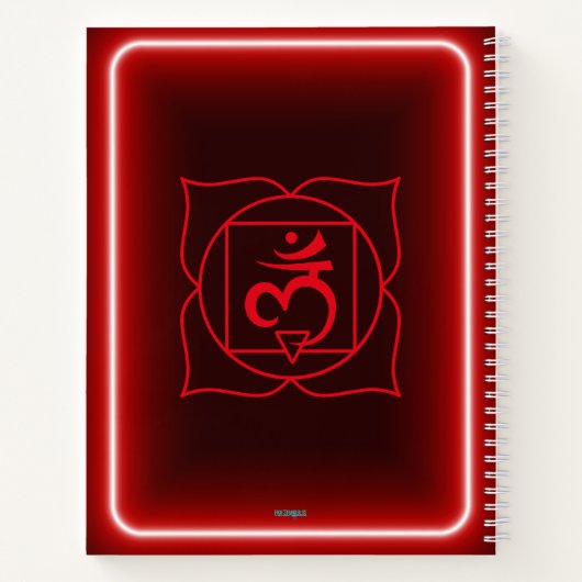 Root Chakra Tagebuch Notizblock (Rückseite)