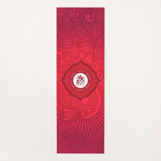 Root Chakra Yoga Mat - 08p Yogamatte (Vorderseite)