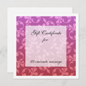 Root & Crown Chakra Scrolls Geschenkgutschein (Vorne/Hinten)