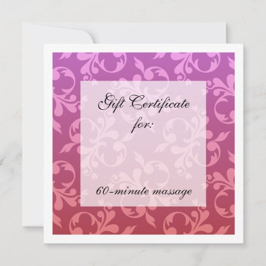 Root & Crown Chakra Scrolls Geschenkgutschein (Vorderseite)