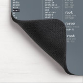 root-Dateiverzeichnis Mousepad (Ecke)