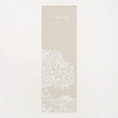 Root Down Deep Tree of Life Mandala Design - Sand Yogamatte (Vorderseite)