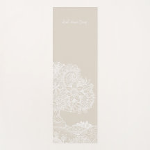 Root Down Deep Tree of Life Mandala Design - Sand