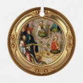 Root of Jesse Tree Advent Ornament Aus Metall (Vorderseite)