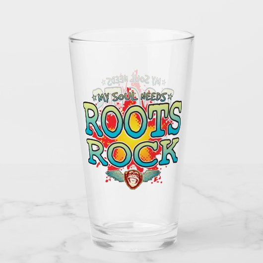 Root Rock Soul Glass Tumbler (Vorderseite)