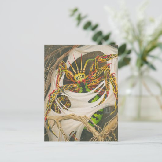 Root Spider Postkarte (Stehend Vorderseite)