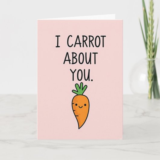 Root Vegetable About You Card Karte (Vorderseite)