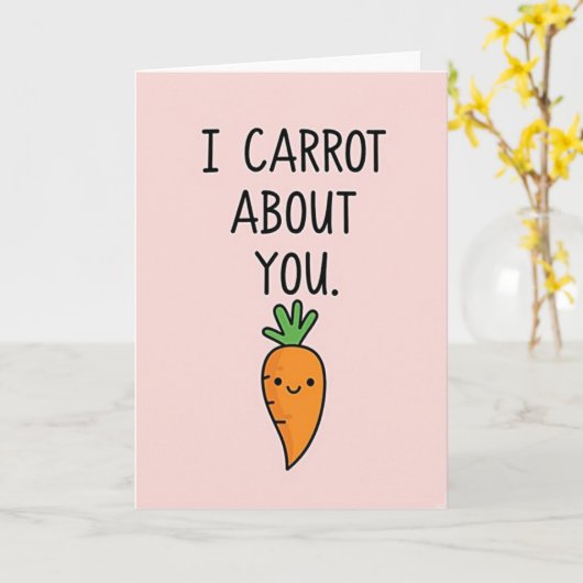 Root Vegetable About You Card Karte (Gelbe Blume)
