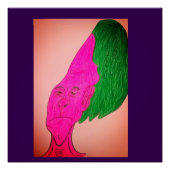 Root Vegetable Character Art Glossy Poster (Vorderseite)