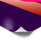 Root Vegetable Character Art Glossy Poster (Ecke)