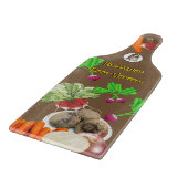 Root Veggies Glass Cutting Board Schneidebrett (Ecke)