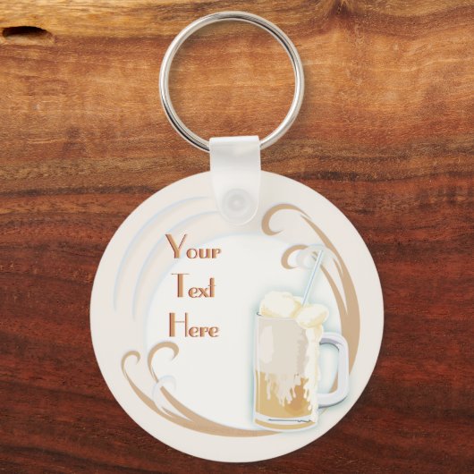 Rootbeer Float Schlüsselanhänger (Vorderseite)