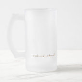 Rootbeer Floss-Tasse Mattglas Bierglas (Links)