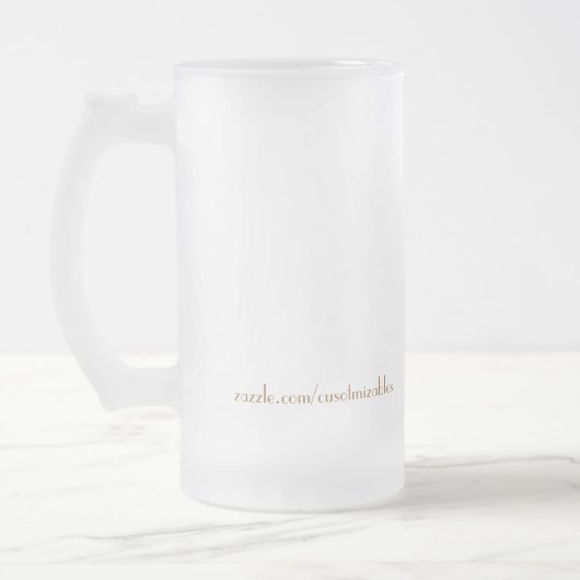 Rootbeer Floss-Tasse Mattglas Bierglas (Links)