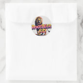 Rootbeer Kid Runder Aufkleber (Tasche)