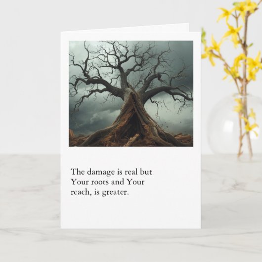 Rooted Beyond the Damage Karte (Gelbe Blume)