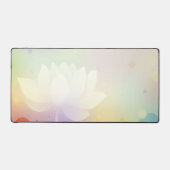 Rooted Elegance with Lotus Schreibtischunterlage (Vorderseite)