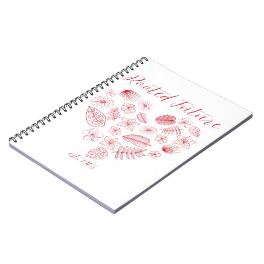Rooted Future est. 1965 Spiral Photo Notebook Notizblock (Linke Seite)